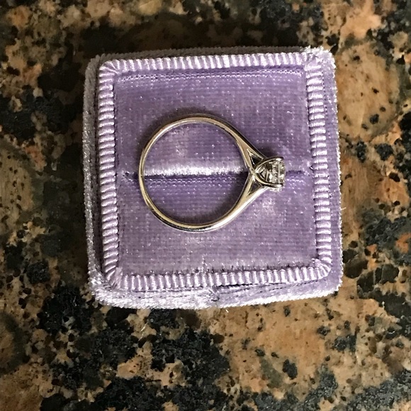 Solitaire Diamond Engagement Ring - Picture 2 of 4